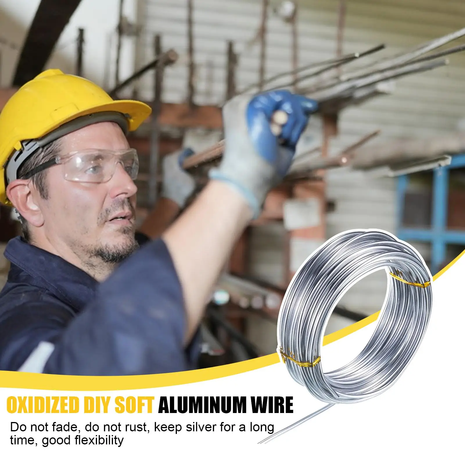 1 roll Silver Color 1mm/1.5mm/2.mm Anadized Aluminum Wire soft DIY jewelry craft versatile painted aluminium metal wire