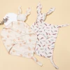 Baby Accessories For Newborn Toddler Kids Baby Girl Boy Cotton Sleeping Dolls Saliva Towel  Rabbit Ear Print Blanket Sleep Toy 1