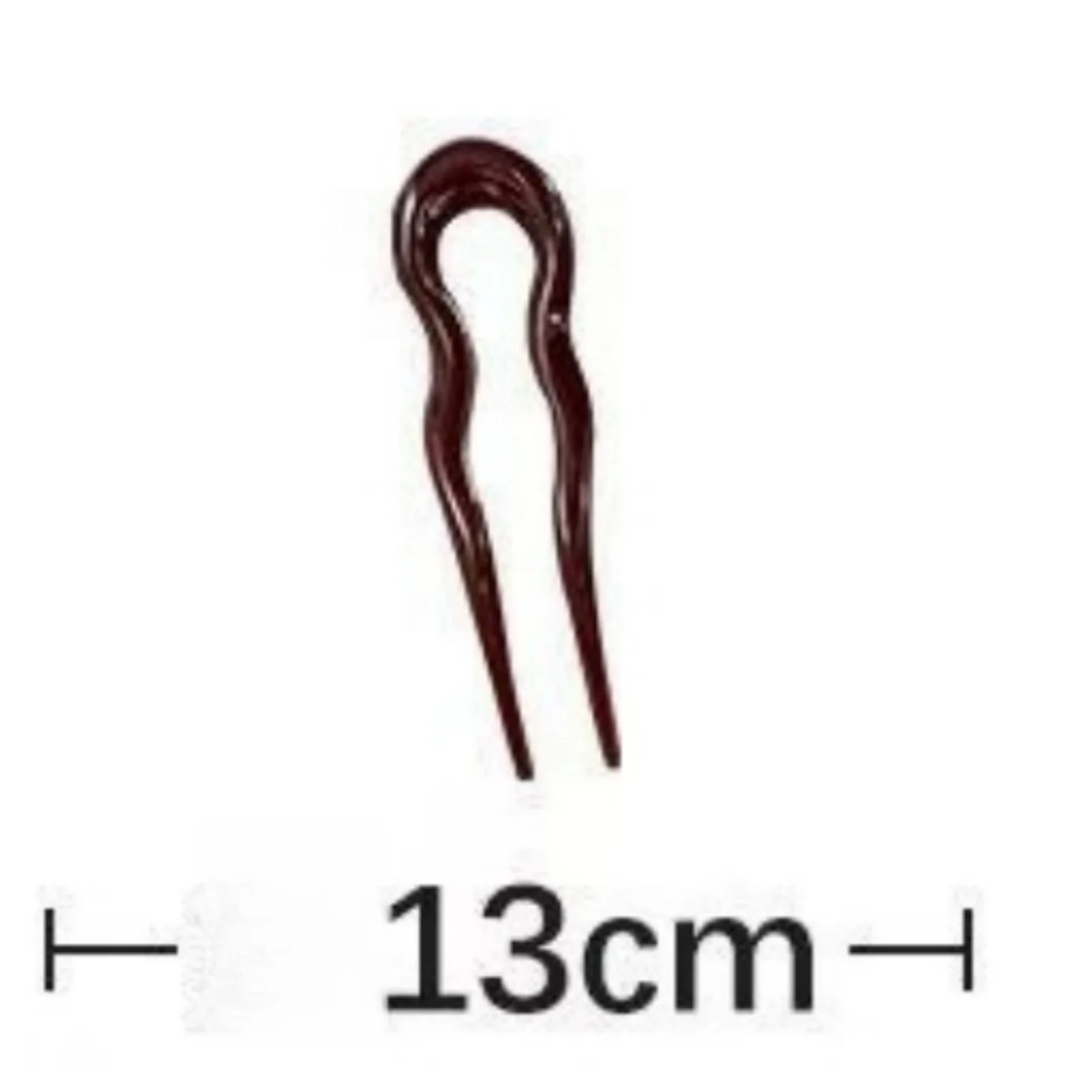 1PC Wave - Shaped Hair Sticks Set, 4 Mixed - Color U - Clips, Elegant Hair Accessories for Women's Stylish Updos