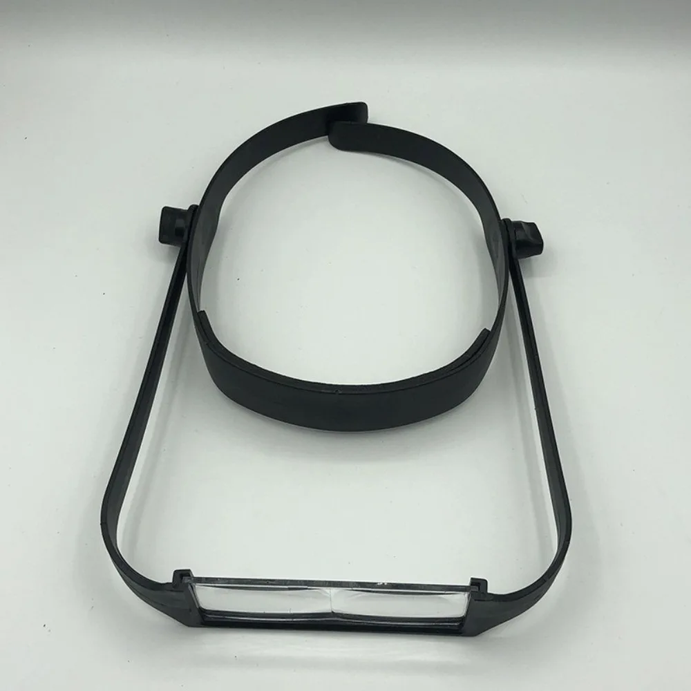 Leichte Stirnband-Lupe, einfache schwarze Freihand-Lupe für ältere Menschen, austauschbare Linsen, Präzision – Detail 5