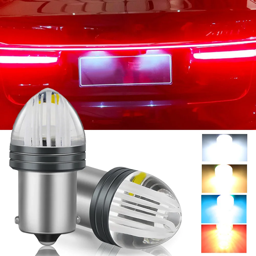 2pcs New 1156 P21w Led Bulbs 7506 P21/5w Bay15d 1157 Ba15s Led Car