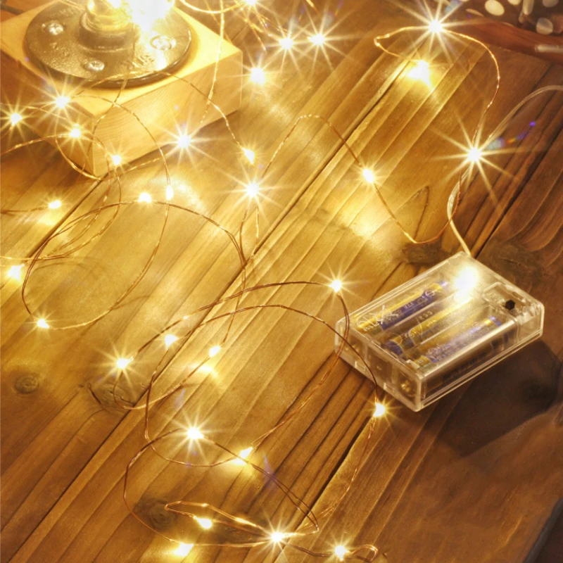 LED String Light Garland Street Fairy Lights Christmas LED Outdoor Decoration for Yard Garden Home Tree Wedding Decoration
