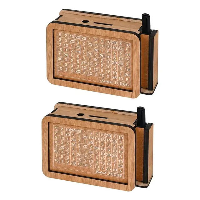 Pénzbiztos A Készpénz Megtakarításhoz Számok Diagramja Pénztárolás Letét Gyermekek Pénz Bank Értelmes Ajándék Otthoni Dekoráció - Image 3