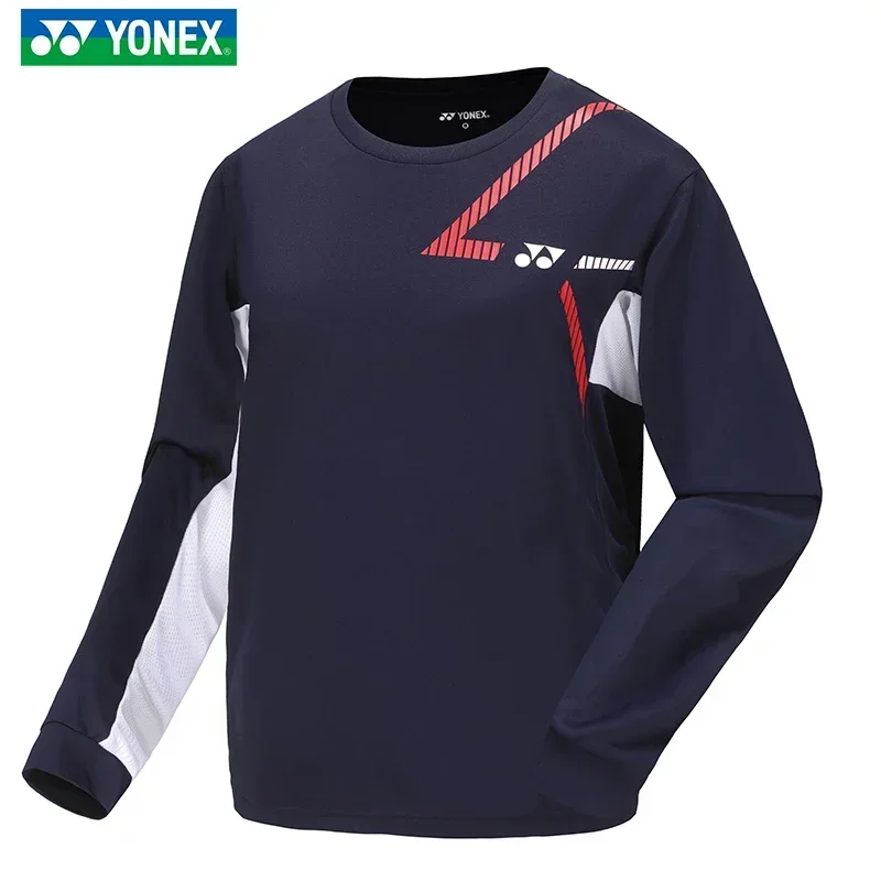 Genuine YONEX New Spring and Autumn Round Neck Sweatshirt Long Sleeve Sportswear 115094BCR