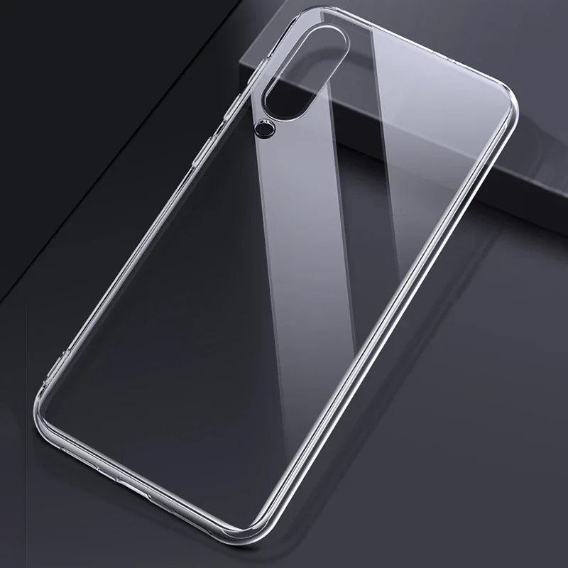 Enhanced Luxury Clear Silicone Soft Case - Transparent Protection and Style