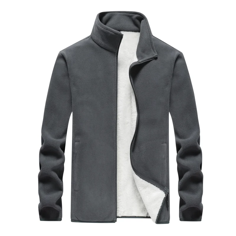 Plus Size men's fleece jackets outdoor windproof warm winter coats for hiking traveling hunting sports jacket