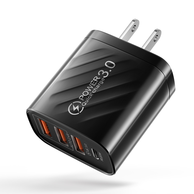 4 Ports USB Charger Quick Charge QC Fast Wall Charger For Xiaomi Apple Portable Phone Charger Power Adapter EU/US/UK Plug