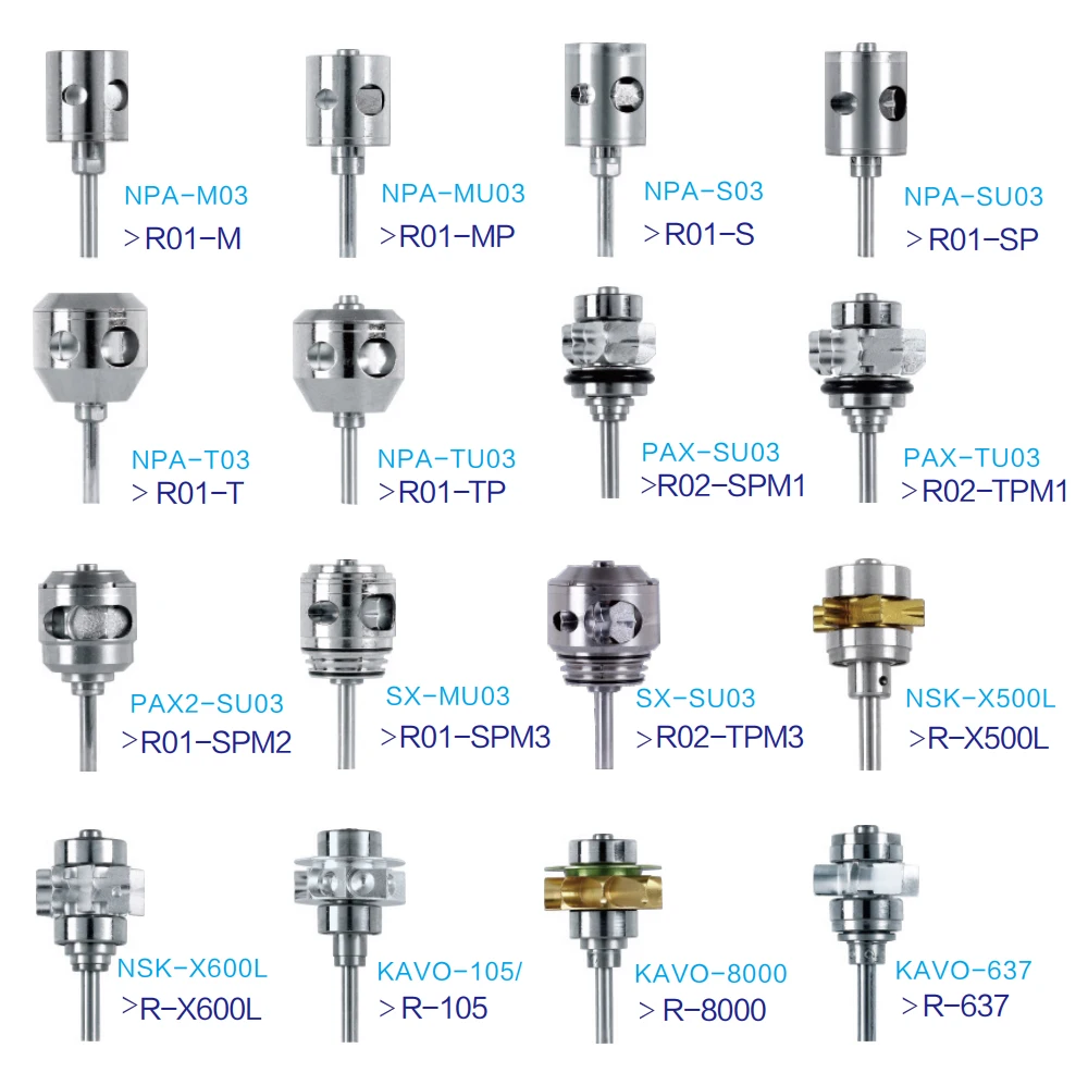 Dental Spare Part Cartridge Ceramic Bearings Air Turbine Handpiece