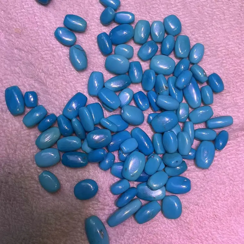 Special Offer! Special Offer! Handmade Natural American turquoise beads are colorful, and perforated bracelets an