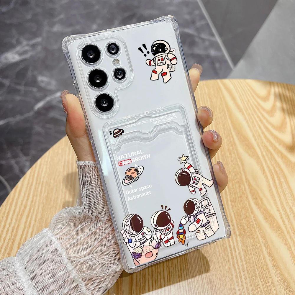 Love Heart Silicone Card Holder Phone Case with Card Slot