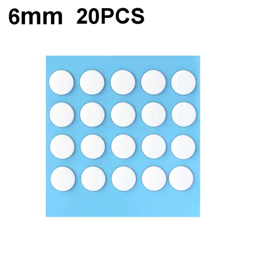 20-100Pcs 6mm/7mm Diameter Small Dots Universal Mouse Skates DIY Mice Glide Feet ICE Control Speed Version for Rubberized Mouse - Image 10
