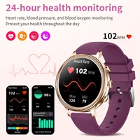 Relojes inteligentes LIGE de lujo para mujer, llamada Bluetooth, teléfono conectado, reloj para mujer, Monitor de salud, reloj inteligente deportivo, regalo para mujer 2023 - Imagen 4