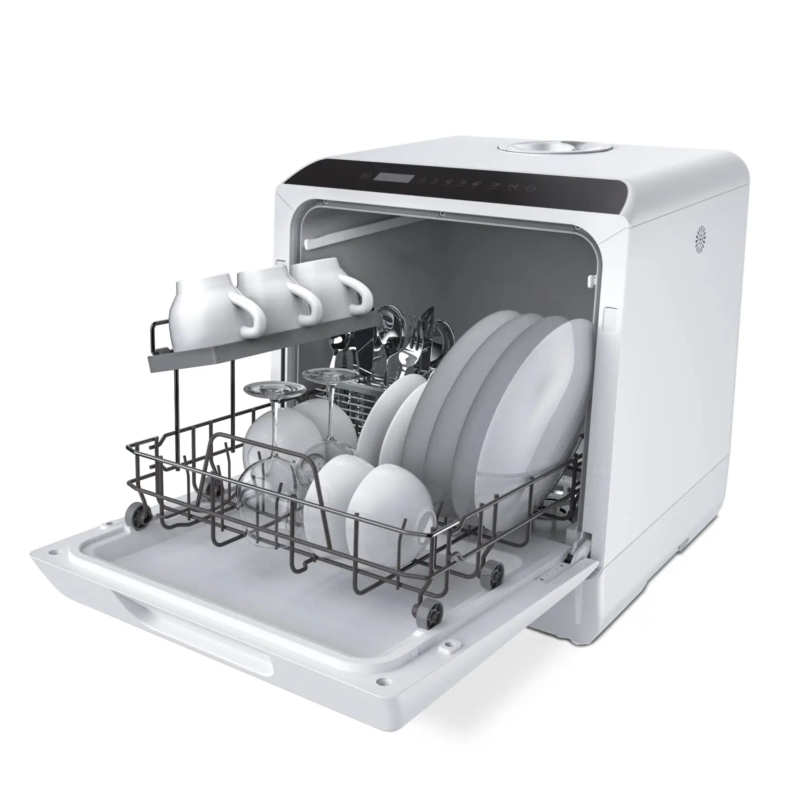 Smart countertop UV dishes washing machine OEM smart Dishwasher mini portable desktop dishwasher 3