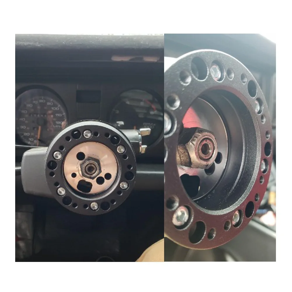 Auto Accessories Steering Wheel Hub PCD Adapter Spacer Kit For Momo Nardi OMP Sparco Universal Aluminum Steering Wheel Spacer — view 6