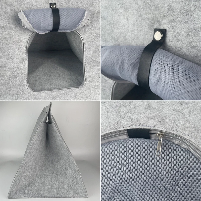 Washable Collapsible Felt Pet Nest, Creative Breathable, Outdoors, Removable, Multi-functional, Bed for Puppy and Cat