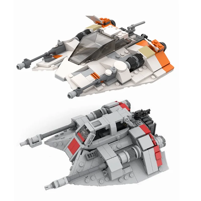 Film Space Wars Republic Fighter T-47 Snowspeeder Astronave Moc Model Building Blocks Kit Giocattoli Per Bambini Regali Per Bambini