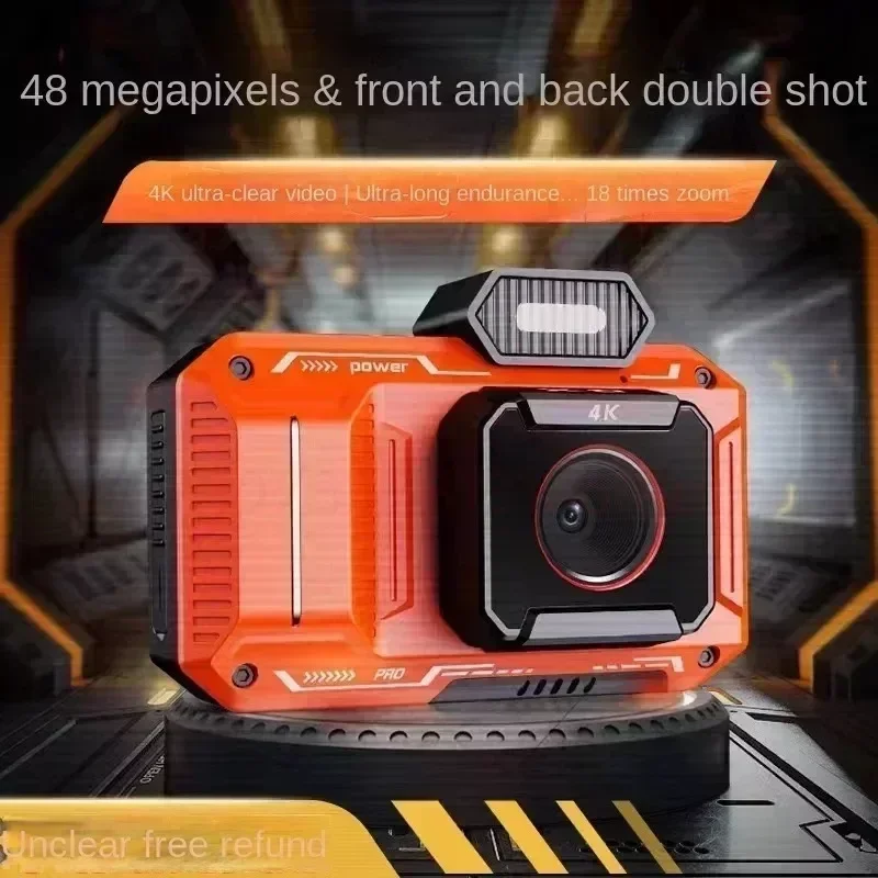 New 4K HD Digital Camera 18x Electronic Zoom Dual Shot Intelligent Fill Light Kamera Outdoor Professional Action Cam for Vlog 2