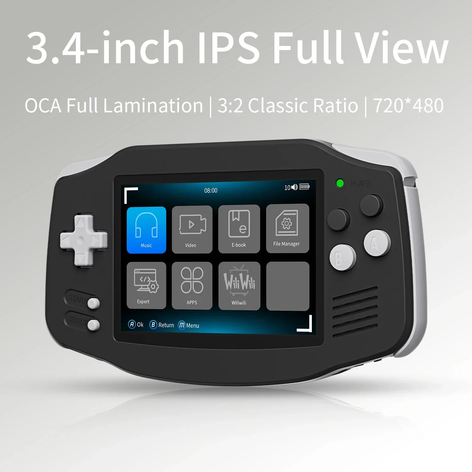 Anbernic RG34XX RG 34XX Handheld Players Video Game Console 3.4'' IPS Linux Portable Retro 256G PSP Games_voghion.com