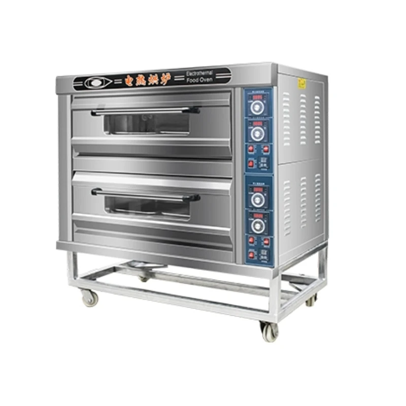 220v Electric Cooker Stainless Steel Bread Cake Roasted Chicken Pizza Use Kitchen Baking Machine Food Processor CommercialOve