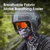 WEST BIKING 3D Skull Pattern Motorcycle Balaclava Summer UV Protection Cycing Caps For Men MTB Road Bike Full Face Ice Silk Mask 4
