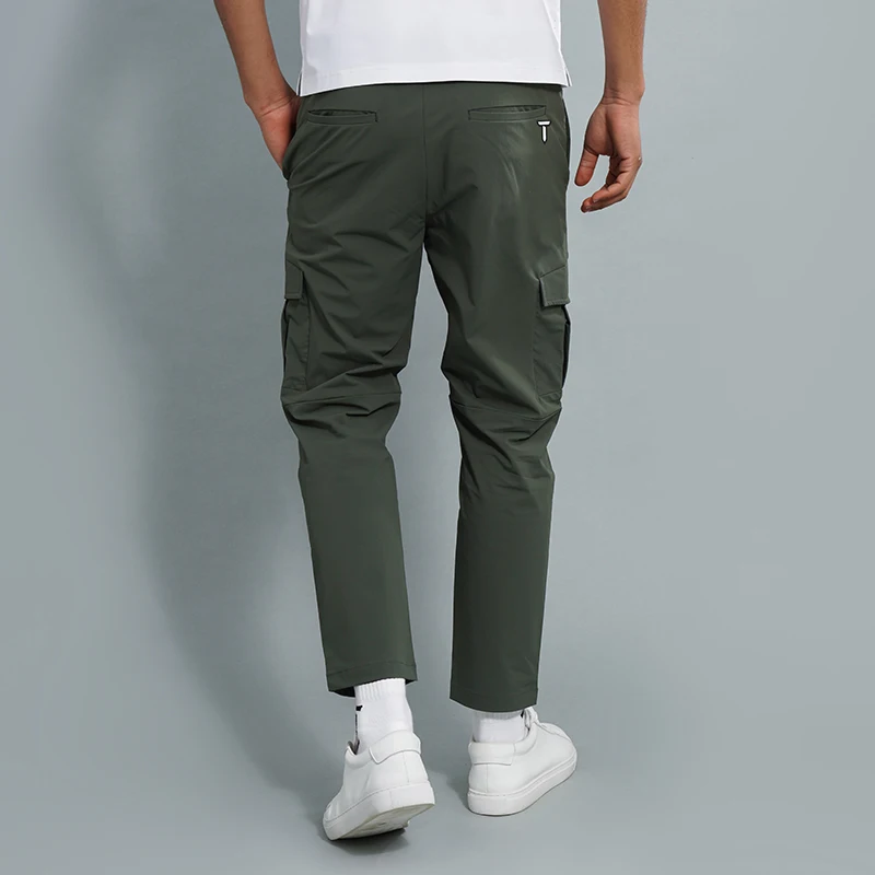 Europeantour 골프 남성용 긴 바지 여름 경량 스트레치 Drawstring Workwear 바지 스포츠 캐주얼 의류