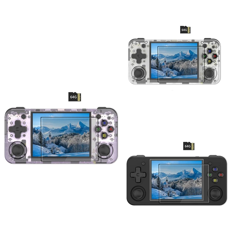 

Консоль игровая Ретро RG35XX H, 64 ГБ, H700, поддержка беспроводного/проводного контроллера