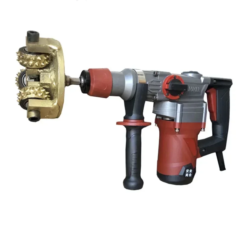 New 220v Electric Chisel Hair Machine Cement Surface Hair Machine Bridge Deck Box Beam Hand-held Chisel Hammer Stone Machin