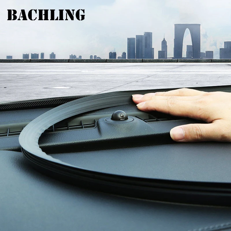 Enhanced Car Dashboard Soundproofing Rubber Weatherstrip for Noise Insulation and Leak Protection