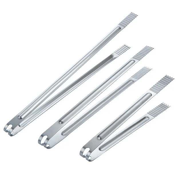 1Db Grill Fogók Hús Főzőedények Ezüst Konyhai Kiegészítők Kempingkészletek Tételt Barbecue Klip - Image 5