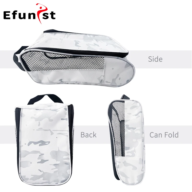 Golf Shoe Bag 1Pcs Portable Zipped Sports Breathable Case
