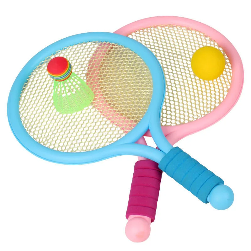 Badminton Racket Indoor And Outdoor Leisure Sports Tennis Racket Set Interactive Game Activity Toy Educational Toy Birthday Gift 5