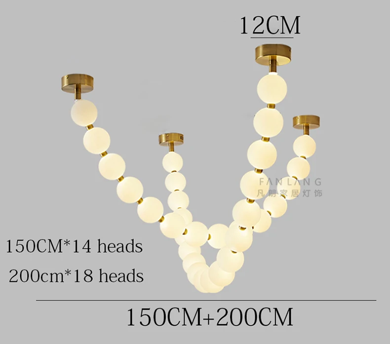 Description Picture 6 of itemModern dine dining room Pendant lights indoor lighting Ceiling lamp hanging light led chandelier decorative indoor lighting