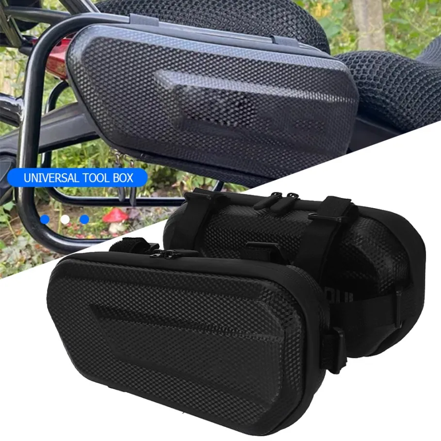 Motorcycle Frame Packages Side Bag Hard Shell Bicycle Bags