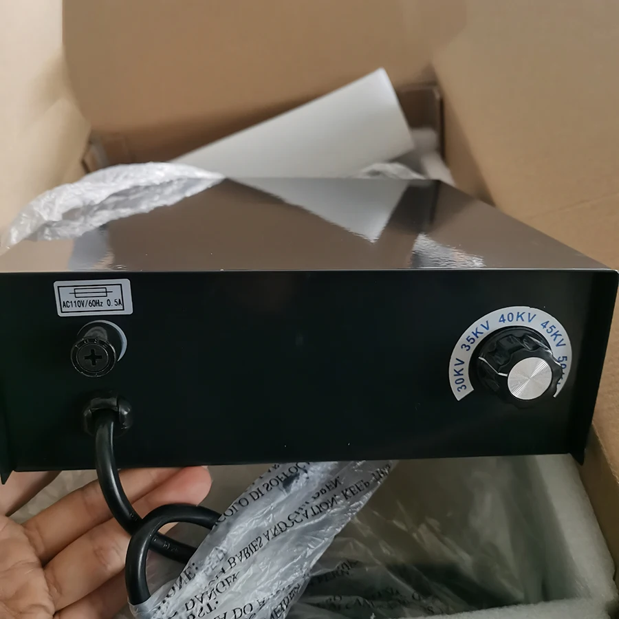 PC03-5 분말 코팅 시스템, 5단계 조절 가능한 페인트 스프레이 건 코트 휴대용 분말 코팅 건(보드 포함) 110V/220V
