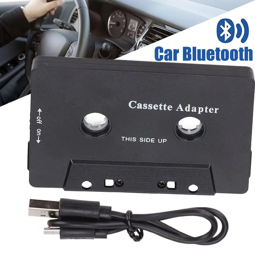 Car Audio Bluetooth 5.0 Cassette Receiver, Cassette Bluetooth Adapter For Car Tape Player, Wireless Cassette Aux Adapter For Car