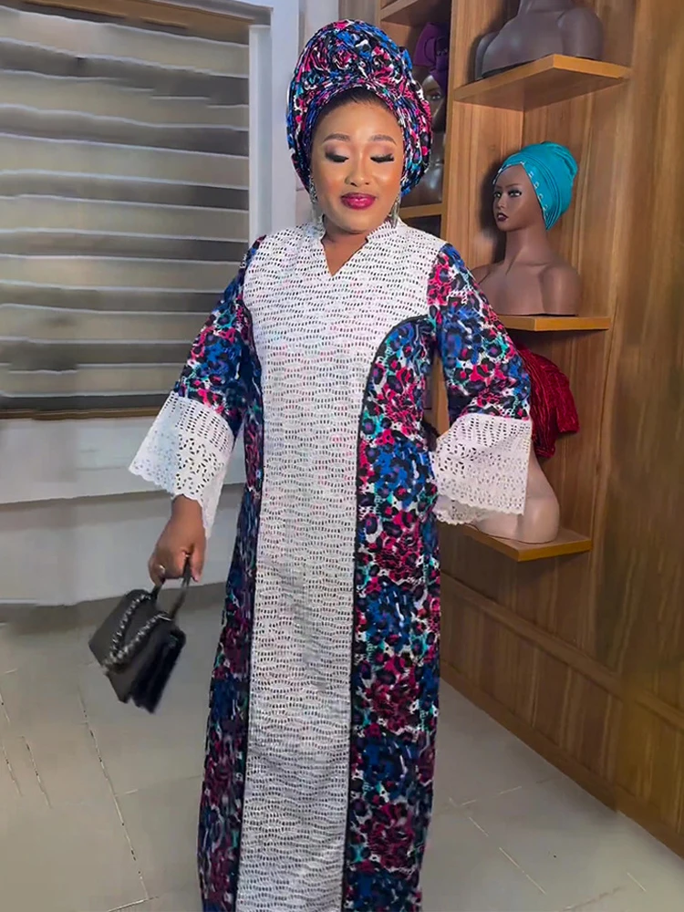 African Traditional Dresses For Women Party Evening Gowns Plus