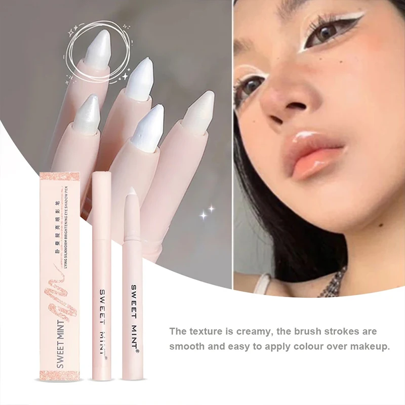 

Glitter Eyeshadow Pen Pearlescent Matte Diamond Eyeliner Pen Waterproof Highlight Brighten Silkworm Makeup Pencil Shiny Eyelid