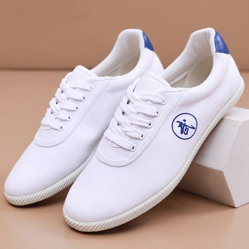 New Comfortable Cow Muscle Sole Wushu Shoes Chinese Tai Chi Wing Chun Kungfu Martial Art Sneaker Unisex Classic Skate Shoes
