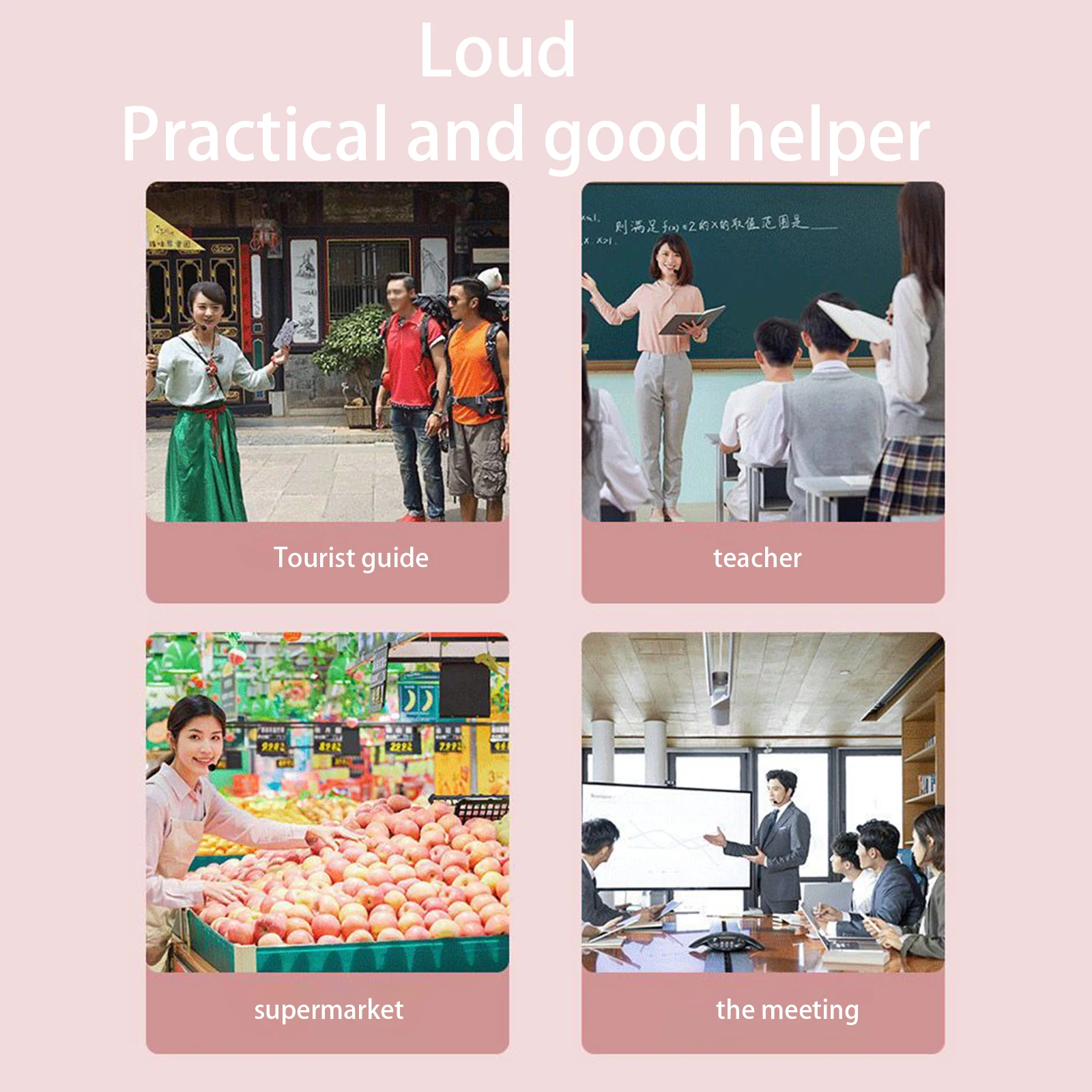 Mini Voice Amplifier 2200mAh Rechargeable Mini Speaker Personal Voice Amplifier for Tour Guides Training Teacher Meeting Coaches wireless voice amplifier,voice amplifier