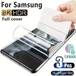 Premium Hydrogel Screen Protector - 3 Pack - 3Pcs (For samsung A23 5G)