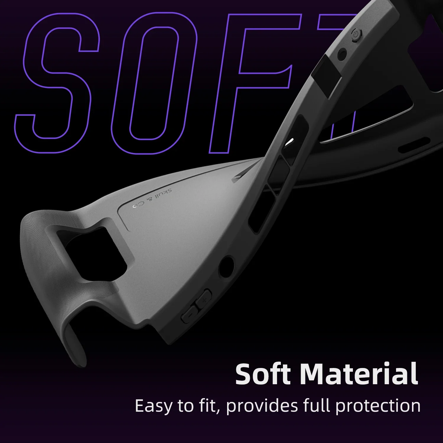 Skull & Co. HardShell Front Cover Bundle GripCase Portable Protective Case StandGrip for Steam Deck LCD/OLED Game Console