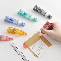 1pcs Plus Norino Star Point Glue Roll Type Portable Size Photo Safe Double Side Tape Adhesive for Diary Album School A7251 1