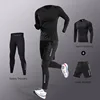 Men's Ice Fiber Quick-Dry Running & Fitness Full Set/Suit Tracksuit For Marathon, Training & Cycling，Jogging,Gym， sweatpants 3