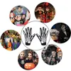 Halloween Skull Gloves Lightweight Full Finger Skeleton Cycling Gloves Costume Cosplay Equipment Accessories for Men Women Kids 6