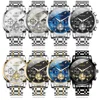 Olves 2856 Gold Quartz Watch for Men Creative Steel Mens Watches Fashion Waterproof Bracelet Wristwatch Male Relogio Feminino 6