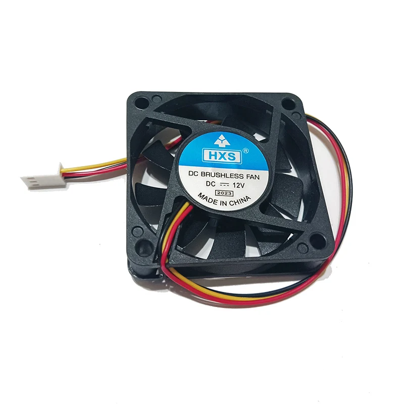 High quality Black 6cm  3pin12V 60mm x 15mm 6015 Brushless DC Fan PC Cooling Cooler Fan