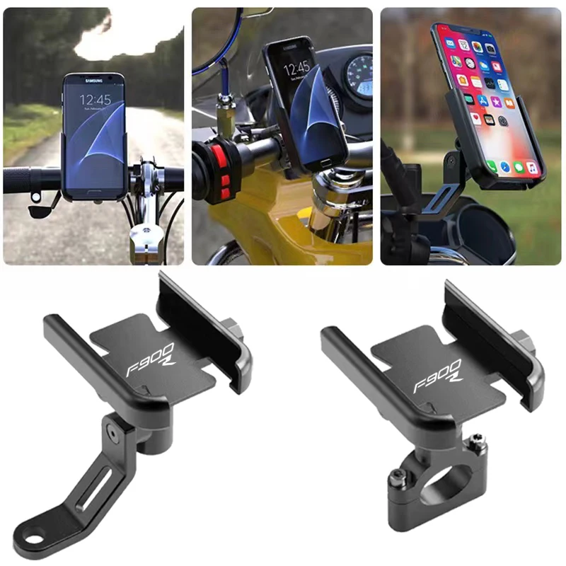 Modeer Support Latéral Élargisseur Béquille BMW F900R 2020-2022 - Plaque Extension Stable En Alu CNC Gris