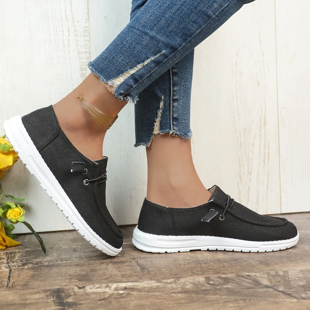 SHLIANG Damen Canvas Atmungsaktive Mode Vulkanisierte Sportschuhe Frau Casual Flache Schuhe Weibliche Leichte Wanderschuhe SB168_voghion.com