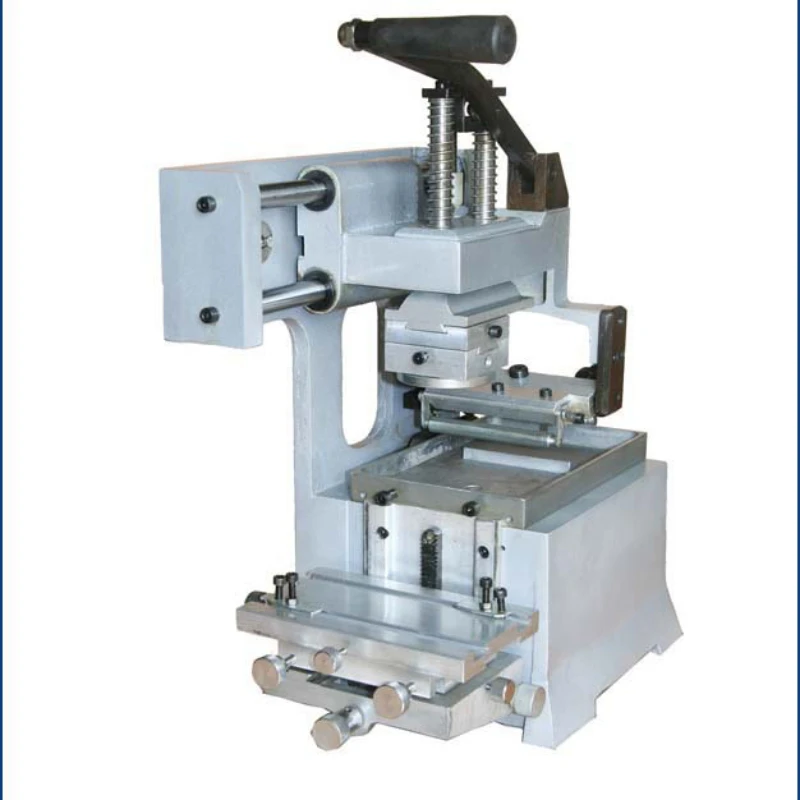 

Manual Pad Printing Press Machine Company Logo Printer Equipment Single Color Oil Stamping Design Die Board Pad Head JYS100-100