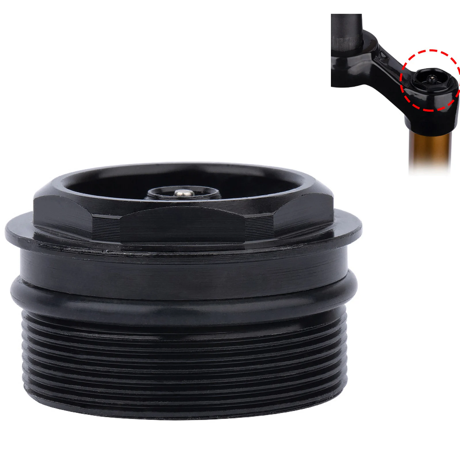 

Accesorios Para Bicicletas Valve Nut Front Fork 1Pcs 31xP1.0mm Aluminum Alloy Assembly Thread Bicycle Air Fork Cap